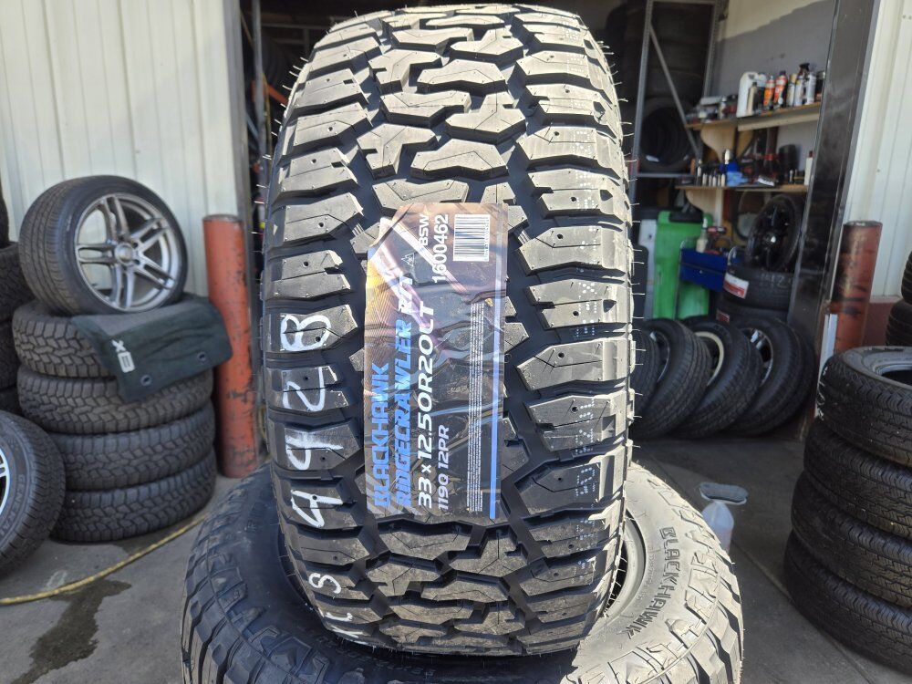 SET 33X12.50 R20LT BLACKHAWK RIDGECRAWLER R/T