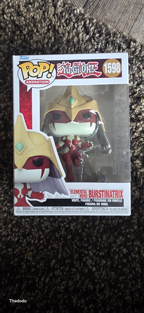 Funko Pop! Animation Yu-Gi-Oh! Elemental Hero Burstinatrix Vinyl Figure #1598 (New) 10$ OBO