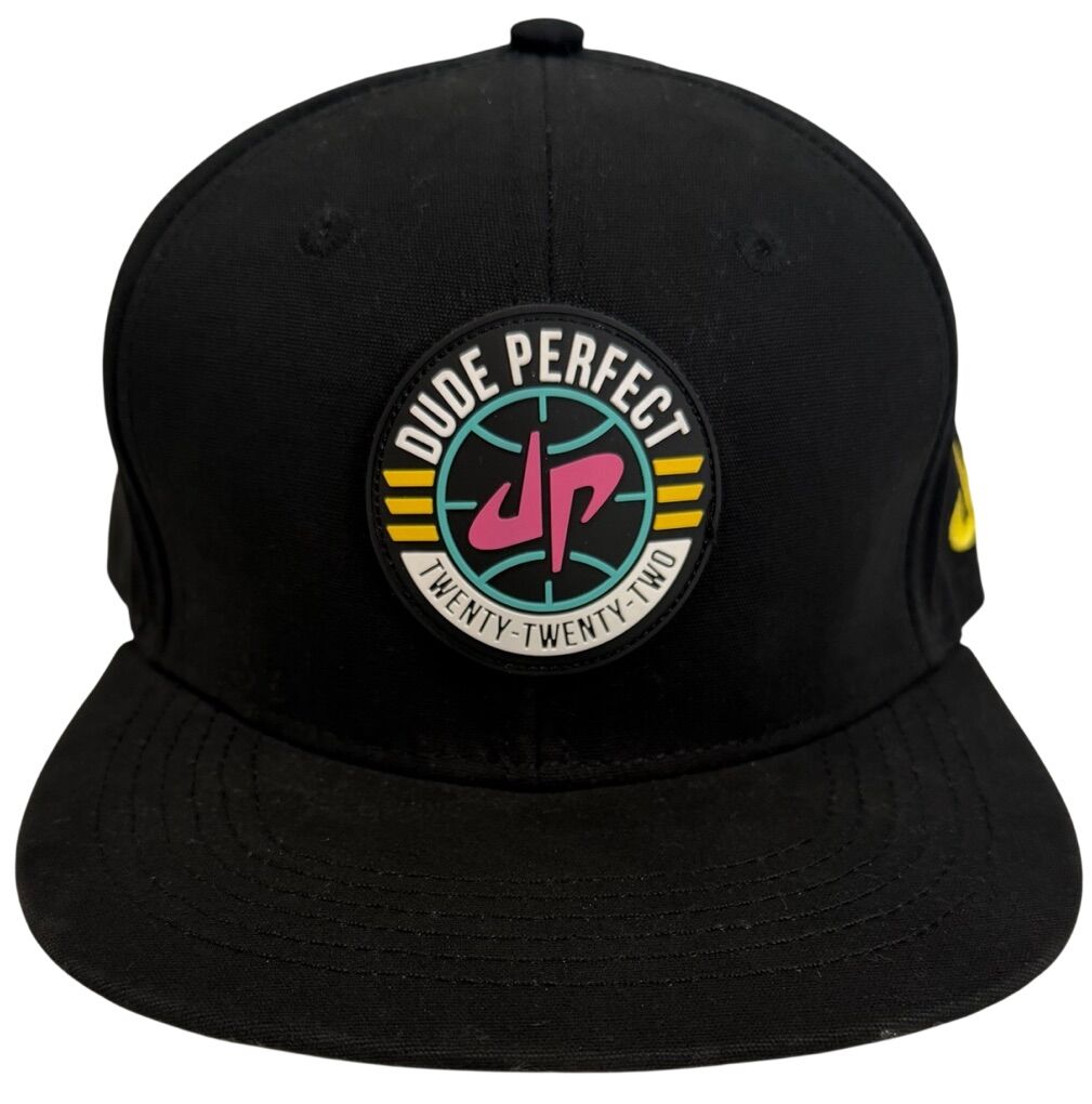 Dude Perfect '22 Patch Tour Merch Black Snapback