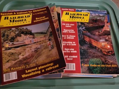 Railroad Model Craftsman Magazines (Lot of 15+) - Vintage Model Railroading Guides