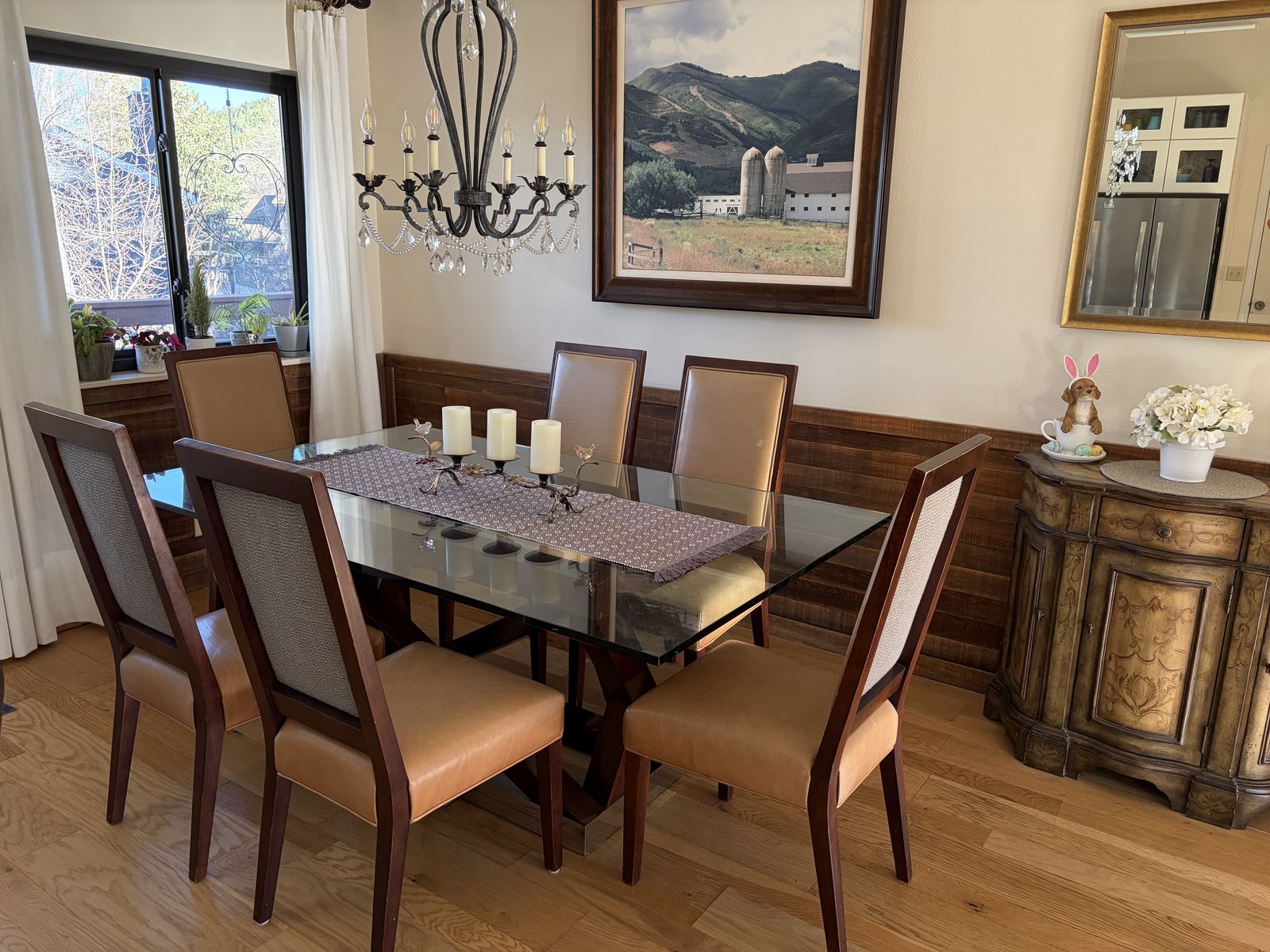 8 high end dining chairs