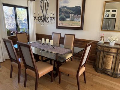 8 high end dining chairs