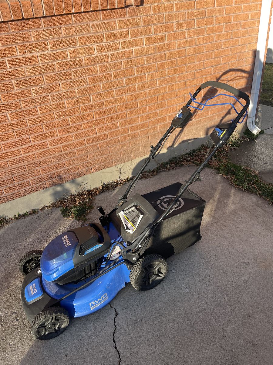 Kobalt 40V Lawn mower and weed whacker