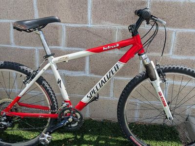 Specialized Hotrock Mountain Bike - Red/White - Full Suspension, Aluminum Frame