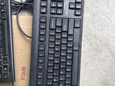 HP Standard USB Wired Computer Keyboard - Black