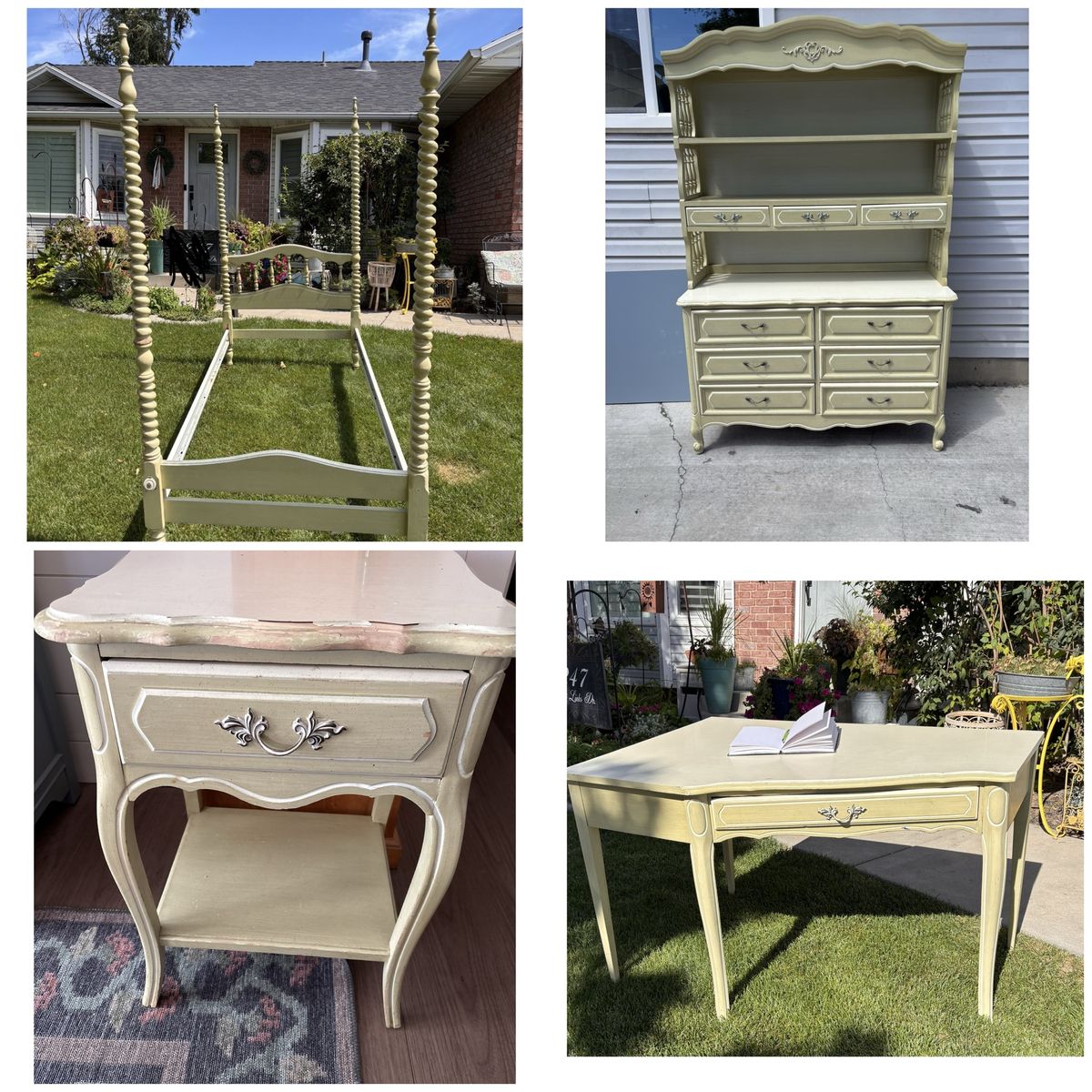 Darling Vintage Twin Size Bedroom Set