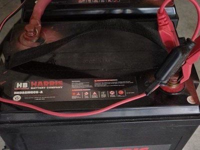 2 Harris HBDAGMGC6-A 6-Volt AGM Deep-Cycle GC2 Batteries