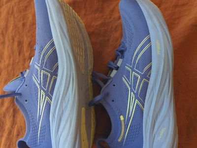 Women's Blue ASICS Running Shoes - Excellent Condition