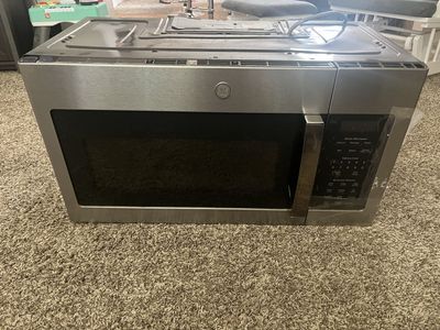GE Stainless Steel Over-The-Range Sensor Microwave Oven