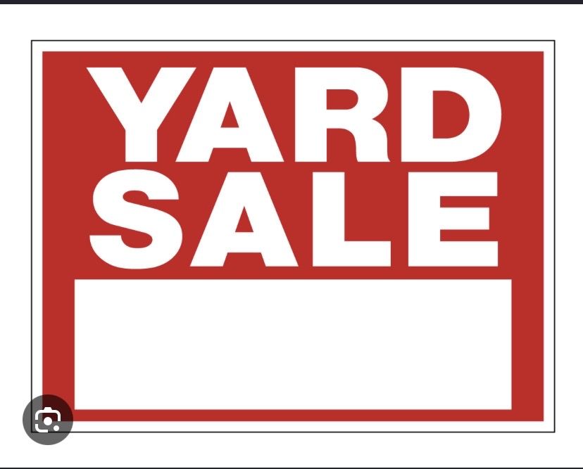 Yard Sale-This Weekend-Rain or Shine (5/30-5/31)