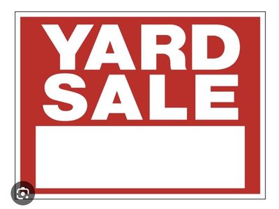 Yard Sale-This Weekend-Rain or Shine (5/30-5/31)