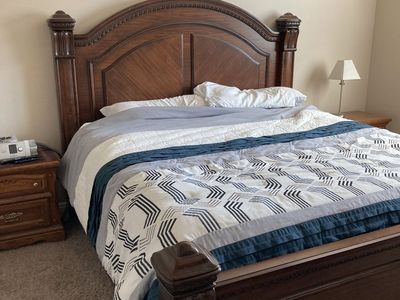 Kings size bed frame with Box Springs