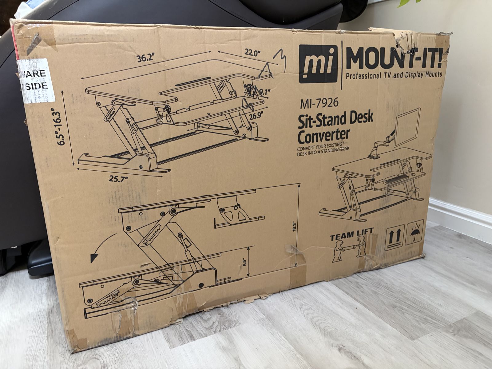 Sit-Stand Desk Converter
