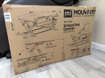 Sit-Stand Desk Converter