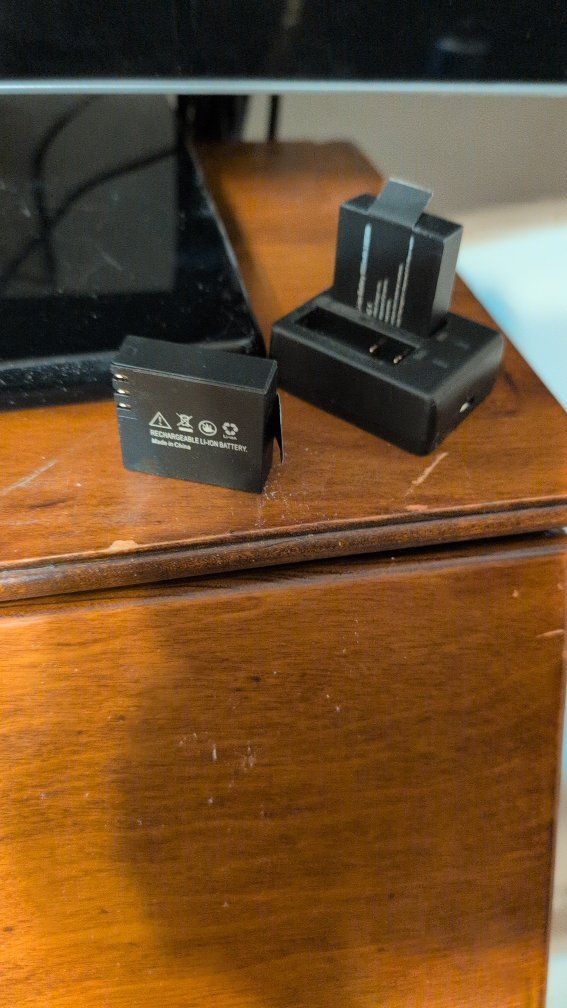 FREE Camera batteries Rechargeable Li-ion Camera Batteries with Dual Bay Charger Dock