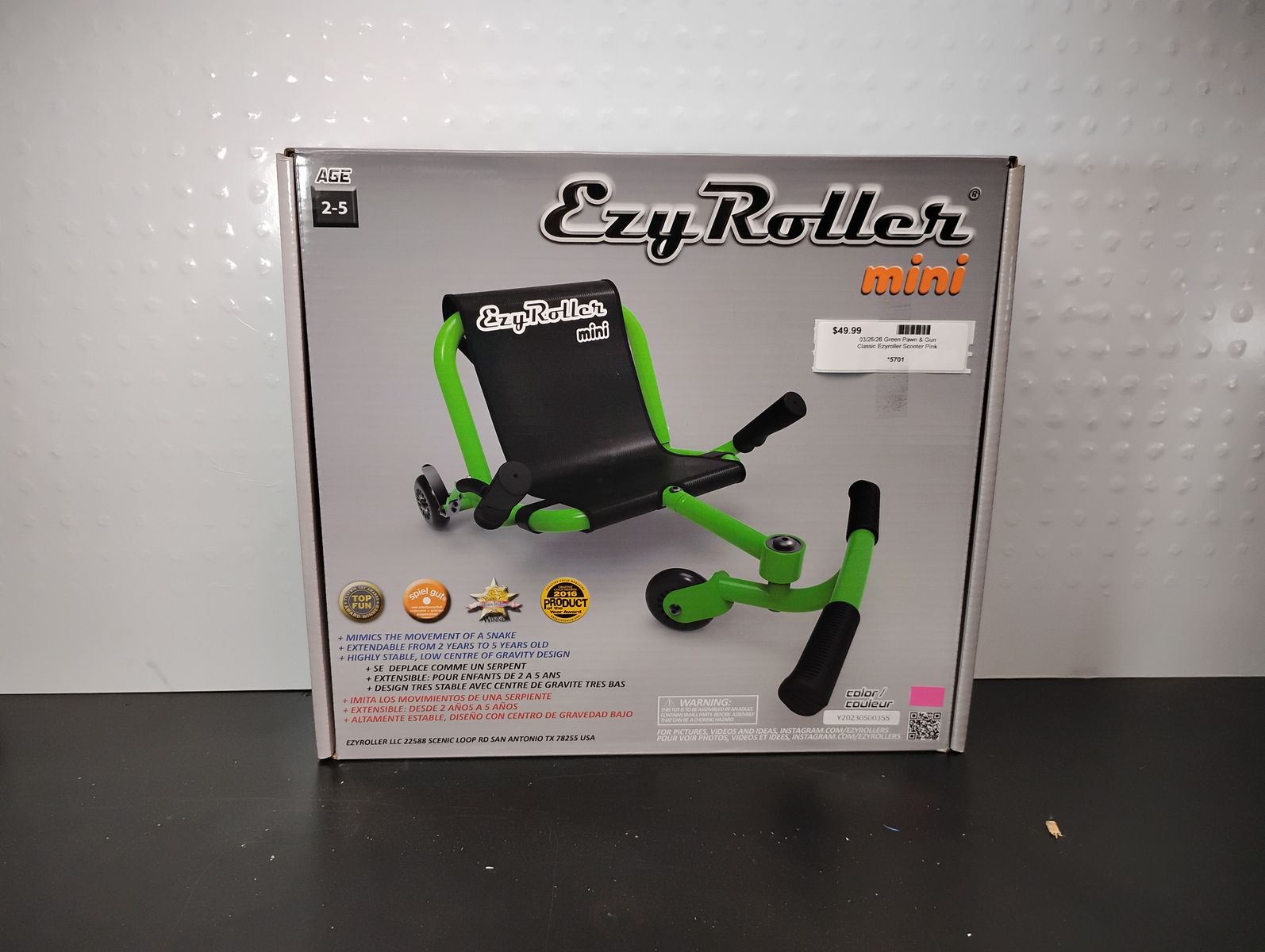 EzyRoller Mini Sit Down Scooter