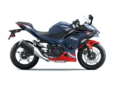 2026 Kawasaki Ninja® 500 ABS Metallic Matte Twilight Blue