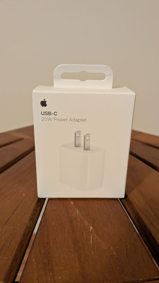 Apple USB-C 20W Power Adapter new, $10
