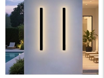 Brand New Black Exterior Light Set