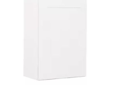 Hampton Bay Shaker 21 in. W x 12 in. D x 30 in. H Assembled Wall Kitchen Cabinet in Satin White