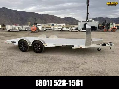 2026 Aluma EX8218 7x18 Aluminum Flatbed Car Hauler