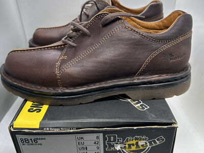 DR MARTENS sz 9 Leather Casual Oxford Shoes New