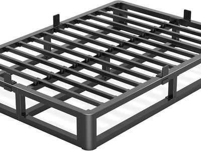 Firpeesy 10" Metal California King Bed Frame