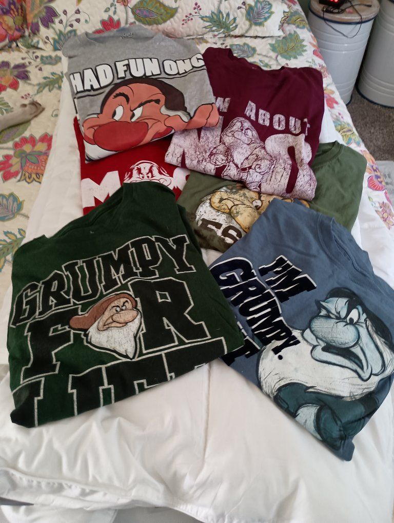 6 XXL GRUMPY T-shirts