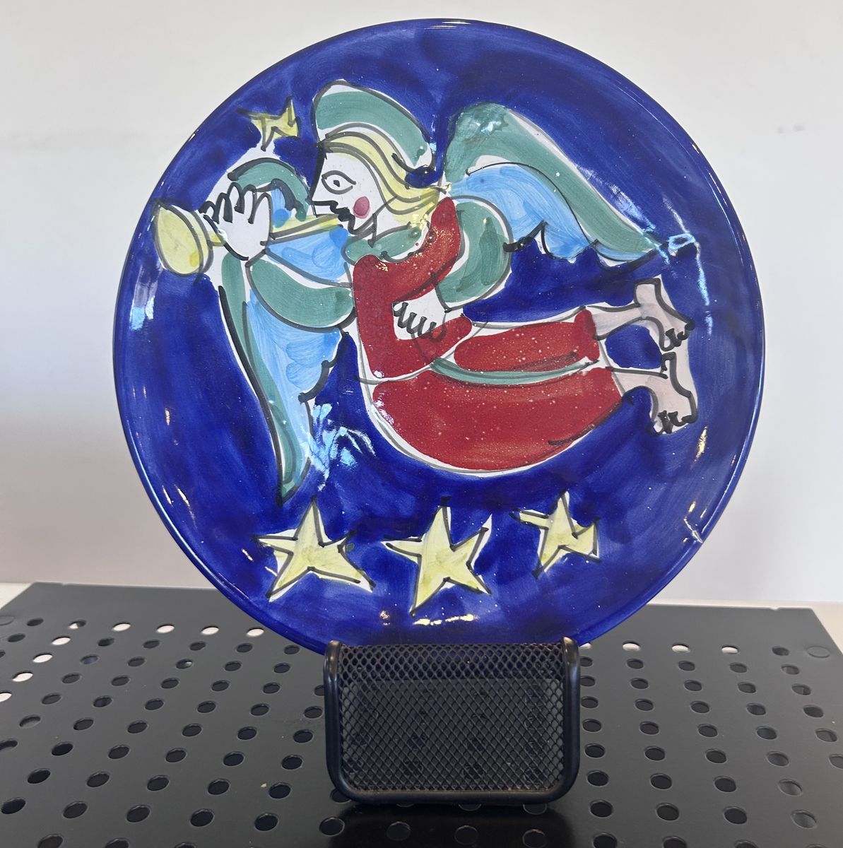 Vintage Italian “La Musa” Hand Painted Ceramic