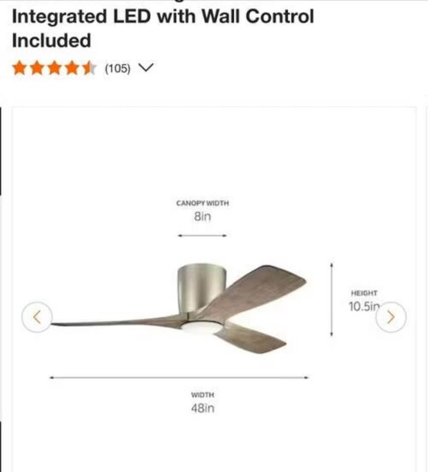 48 Inch Kichler Ceiling Fan