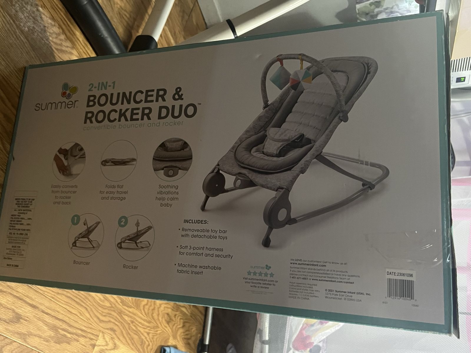 2 in 1 Bouncer & Rocker Duo