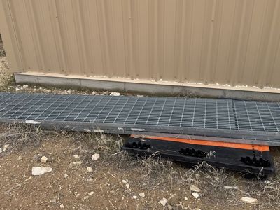 Steel Grate Galvanized 10x2 W/ 1x4 Squares NEW