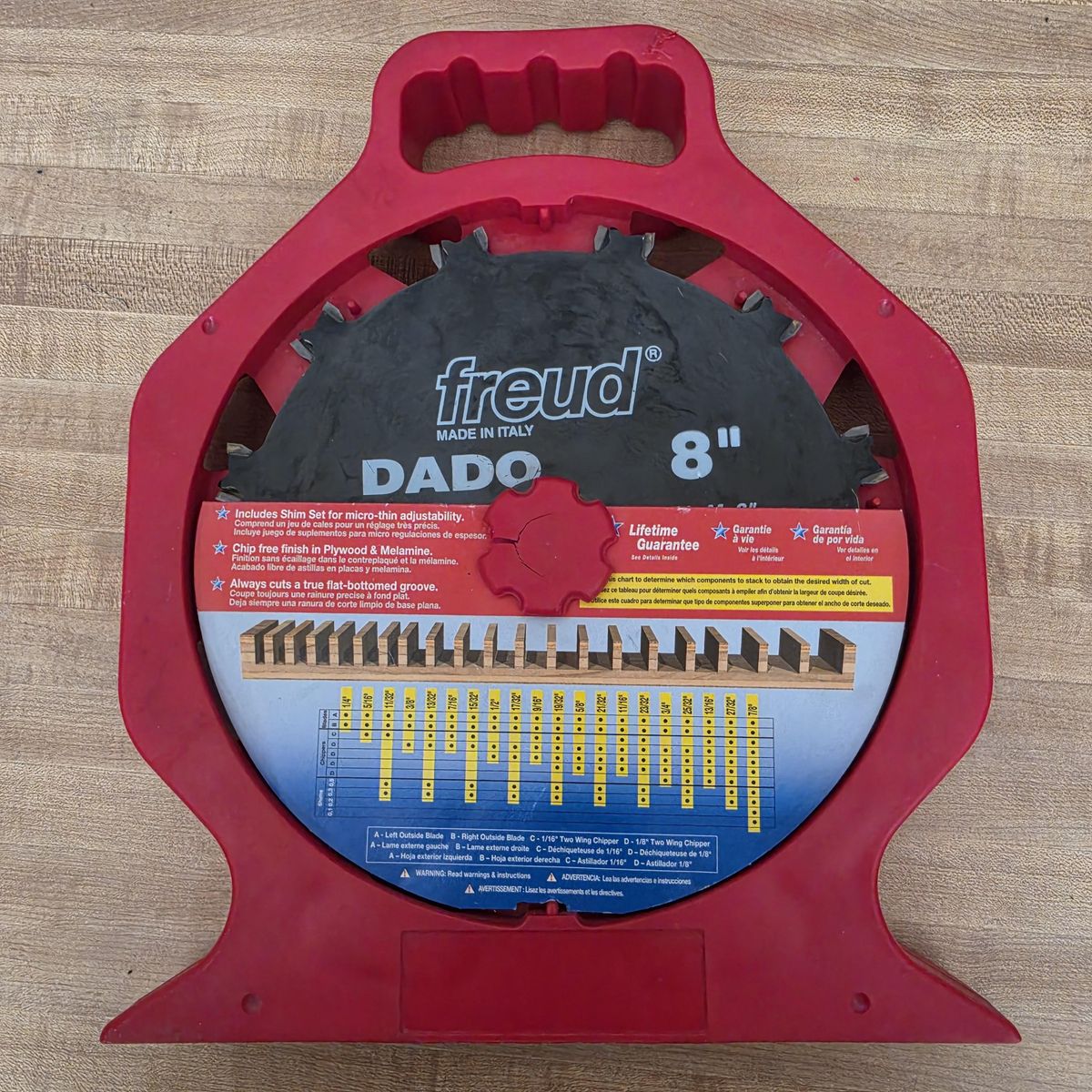 Freud 8 In. Professional Stacked Dado