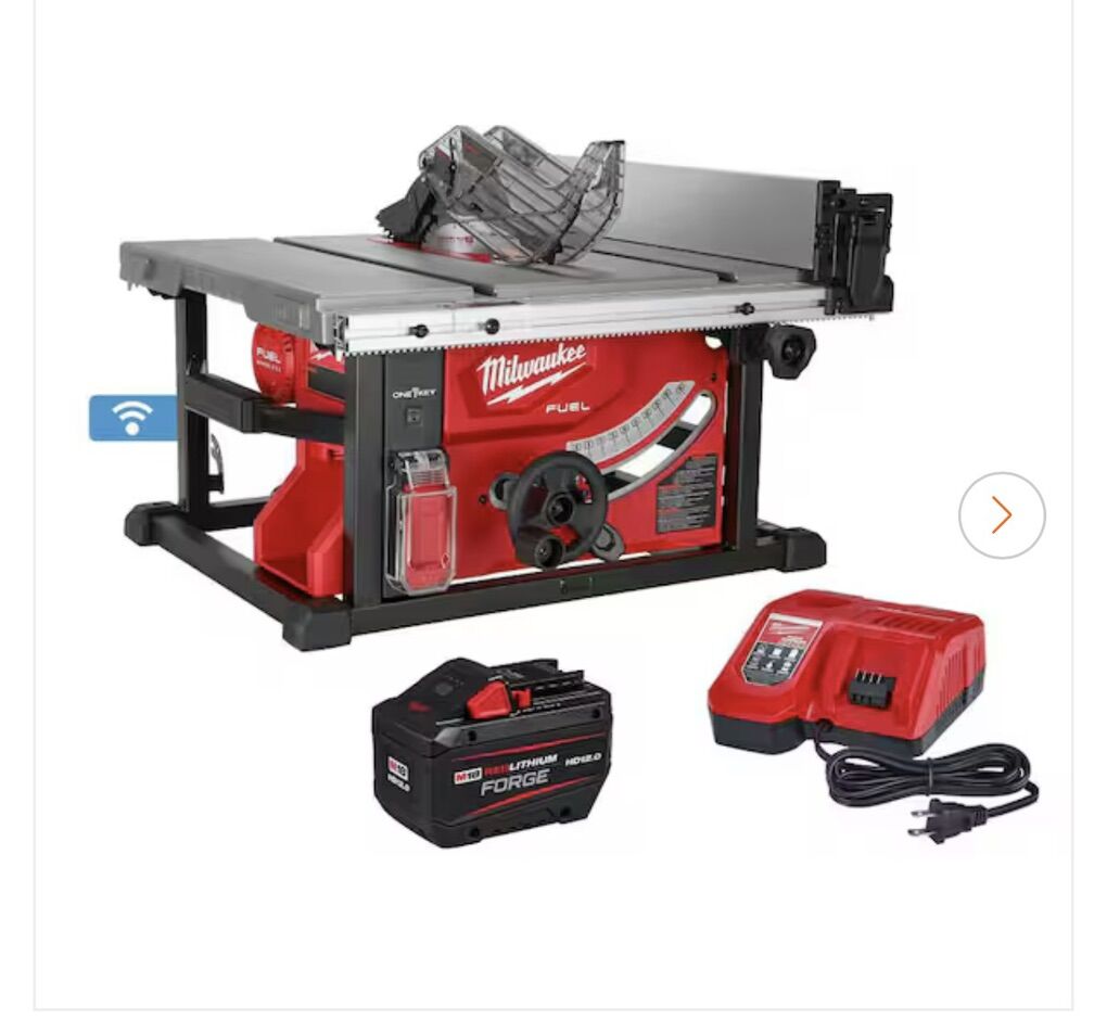New Milwaukee Cordless Table Saw With 12.0 Battery
