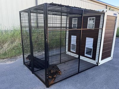 Luxury Dog Pod Suites With (2) 3' X 8' Dog Kennel Runs