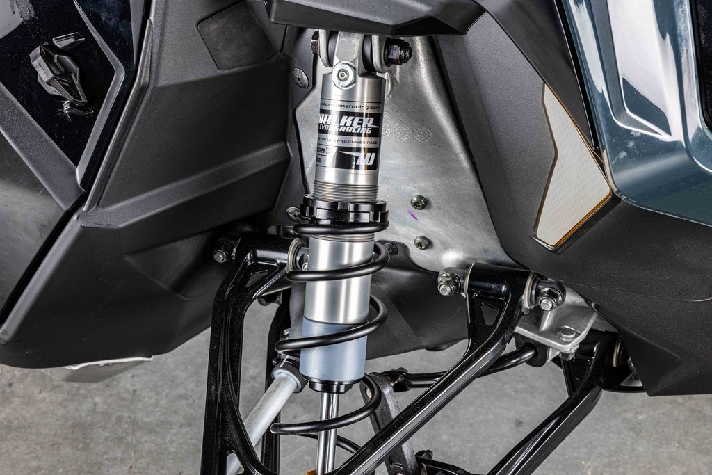 2026 Polaris® Patriot 9R RMK Khaos 155 Gloss Black / Blue Dusk