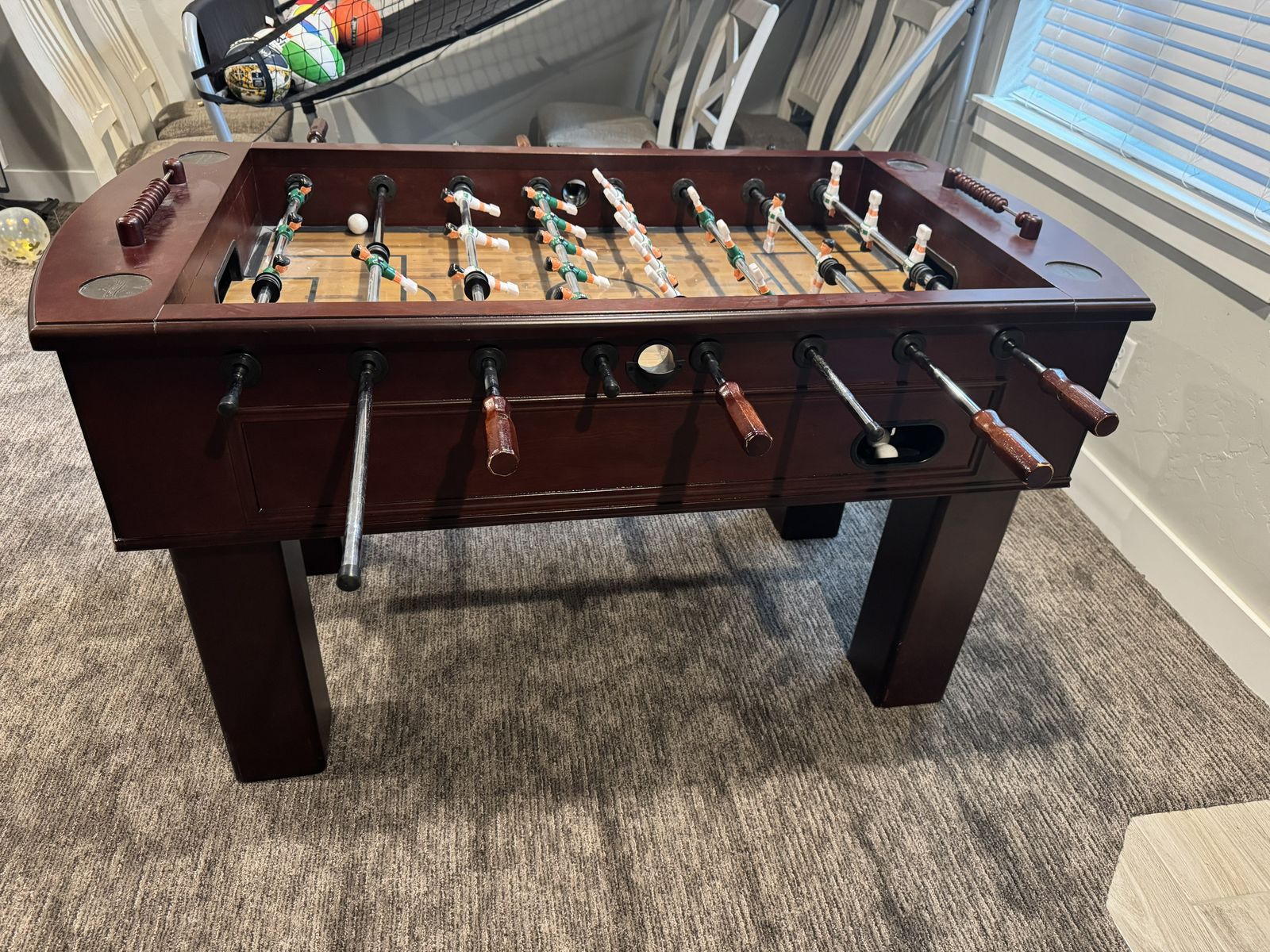 American Heritage Carlyle Foosball Table (Competition-Quality)