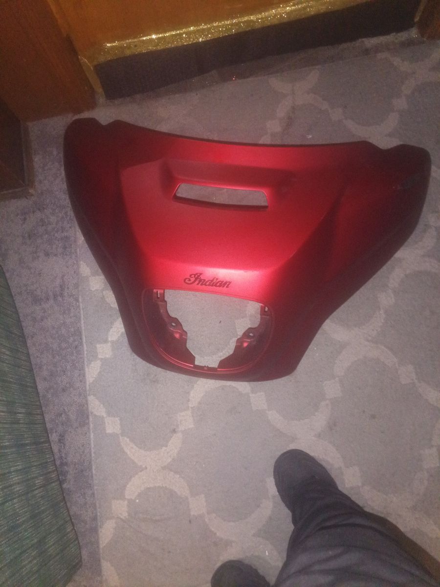 OEM Indian Motorcycle Red Front Fairing Body Panel Cowl