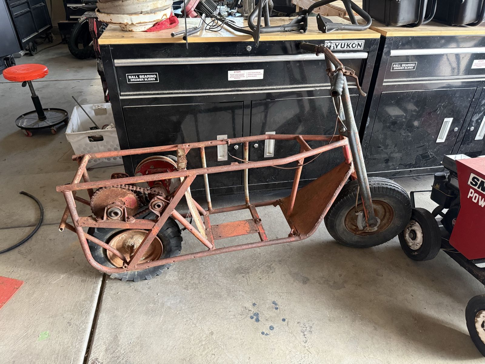 Vintage Tote Goat - Mini Bike Frame