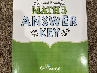 Simply Good and Beautiful Math 3 Answer Key