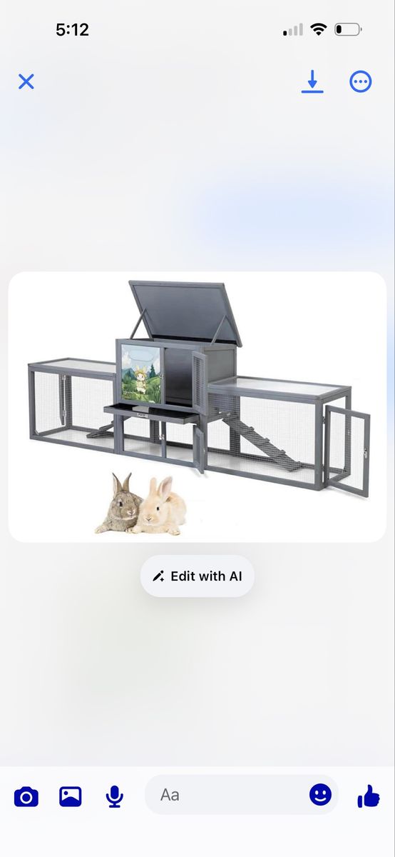 New Rabbit Hutch Still In Box