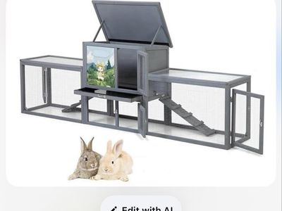 New Rabbit Hutch Still In Box