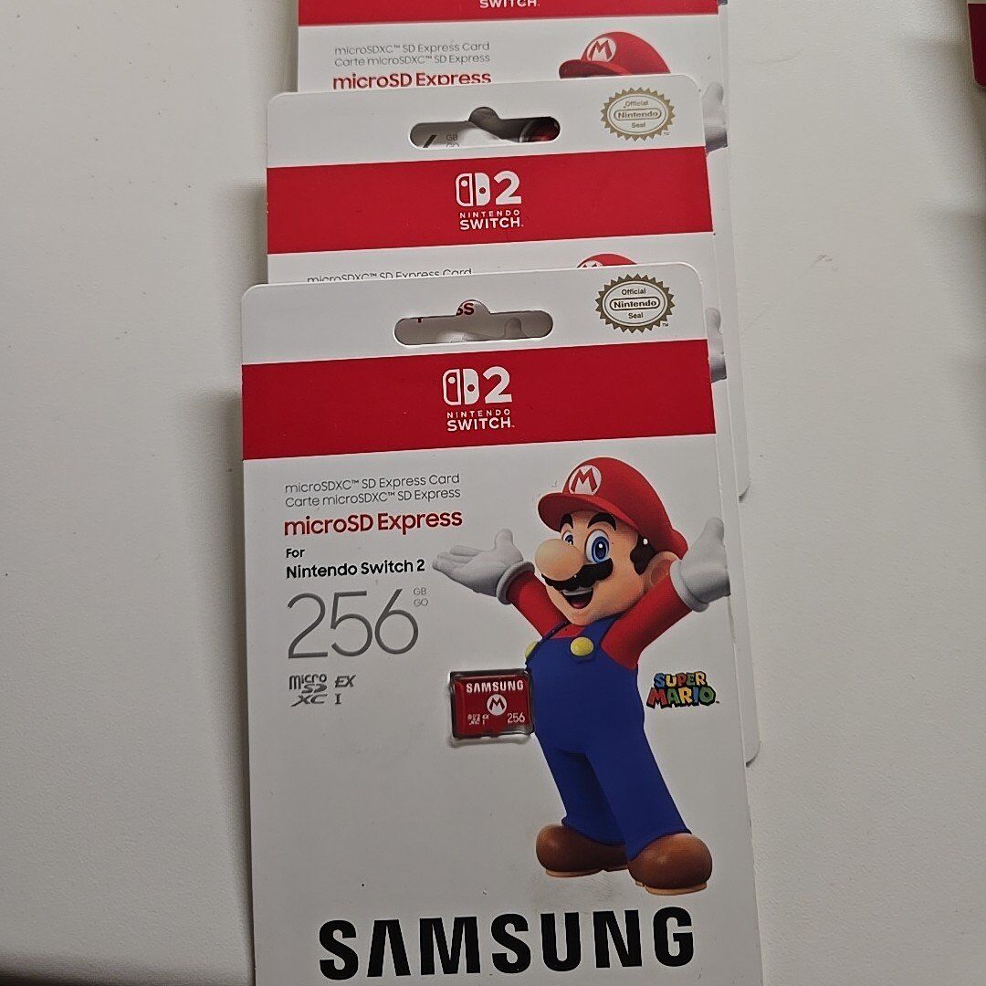 Mario edition MicroSD cards