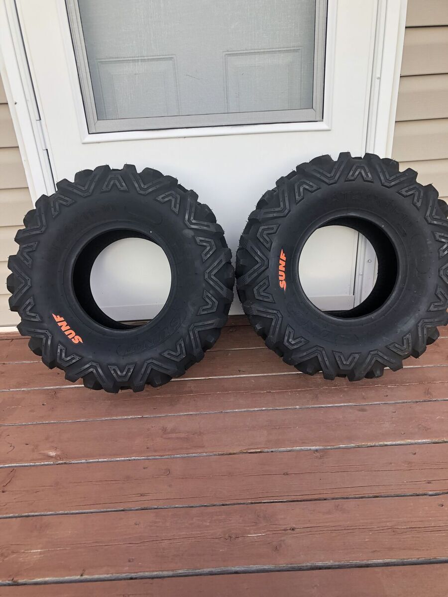 (2) Brand New SunF AT 24x11-10 ATV/UTV Tires