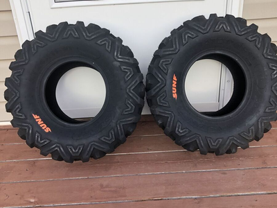 (2) Brand New SunF AT 24x11-10 ATV/UTV Tires