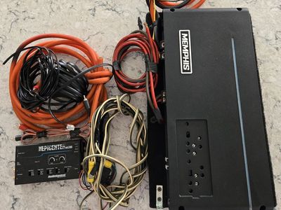 Subwoofer amp and Micro Bass Rest. Processor