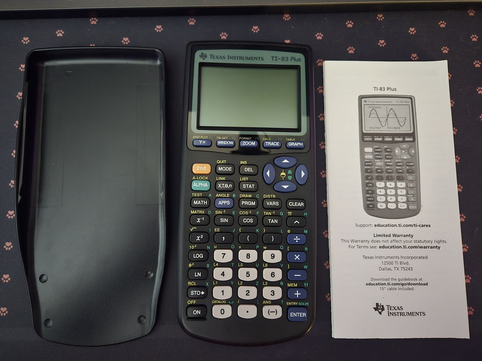 Graphing Calculator TI-83 Plus Like New TI83 for School