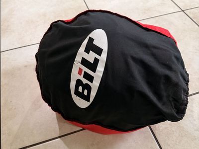 Adults L BiLT Motorcycle Helmet and Mens M Gloves