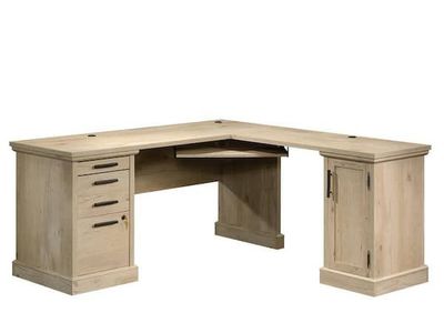 Sturdy Wood Desk L-Shaped