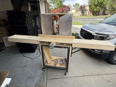 Mobile miter station